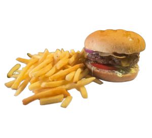 Classic Burger + Local Fries