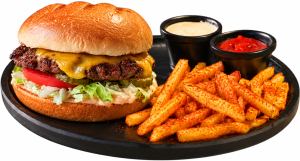 Classic Burger with Smoked Paprika Fries